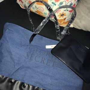 VS Tote + Makeup Bag NWT